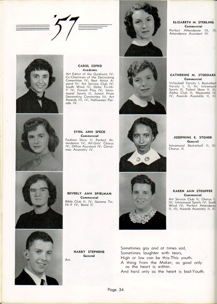 SHHS Yearbook Directory